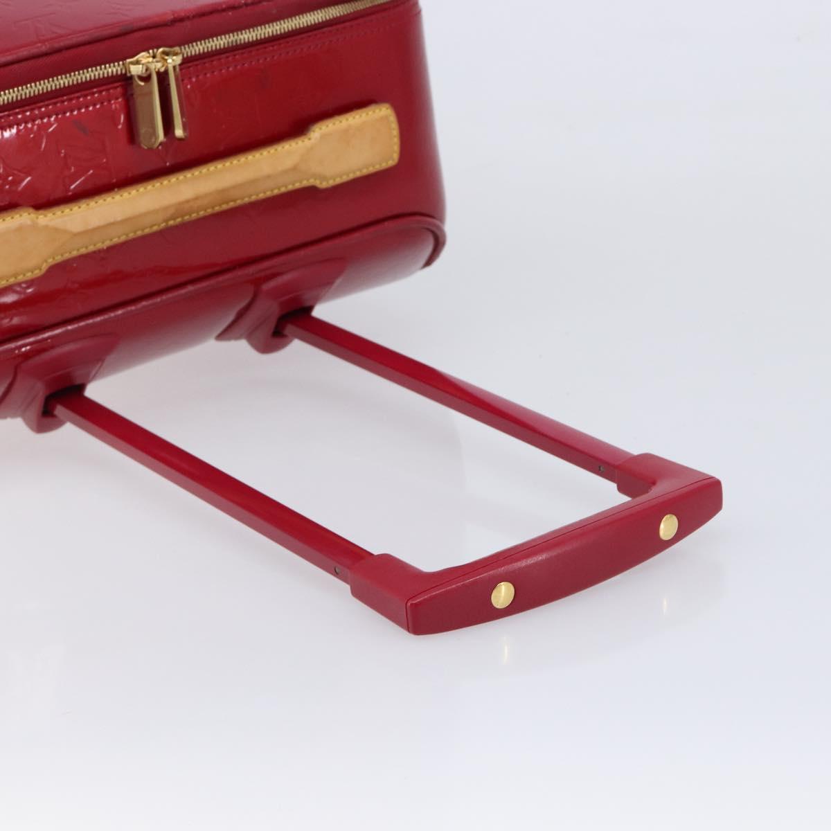 LOUIS VUITTON Monogram Vernis Pegas 45 Pomme D'amour M91278 LV Auth bs37812