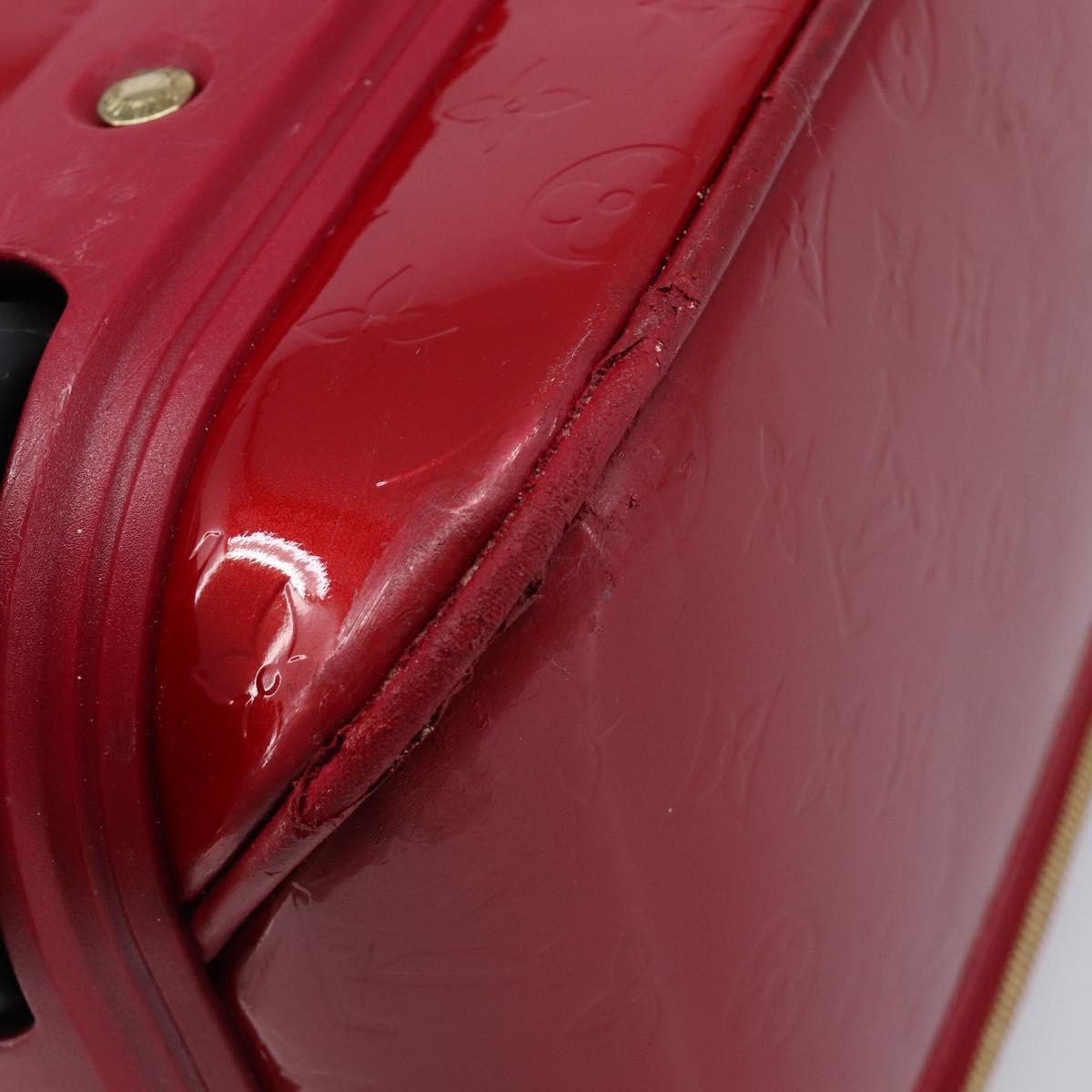 LOUIS VUITTON Monogram Vernis Pegas 45 Pomme D'amour M91278 LV Auth bs37812
