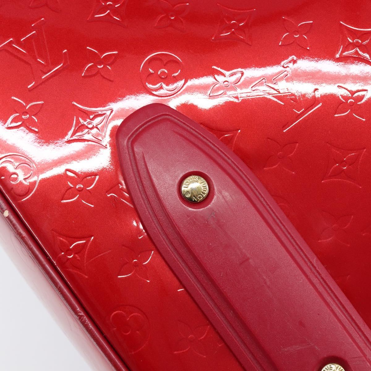 LOUIS VUITTON Monogram Vernis Pegas 45 Pomme D'amour M91278 LV Auth bs37812