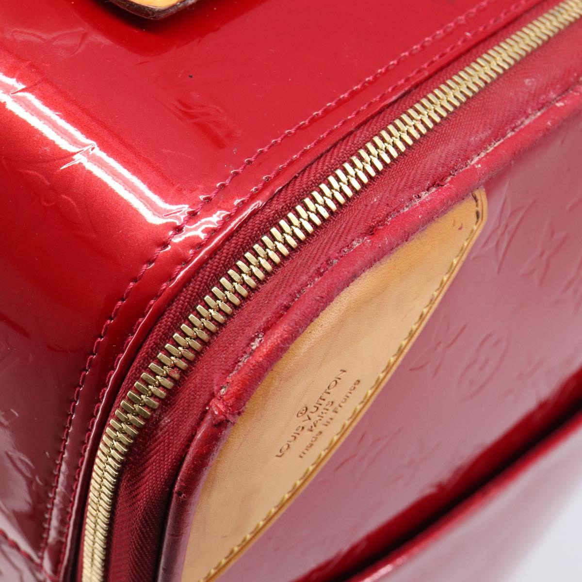 LOUIS VUITTON Monogram Vernis Pegas 45 Pomme D'amour M91278 LV Auth bs37812