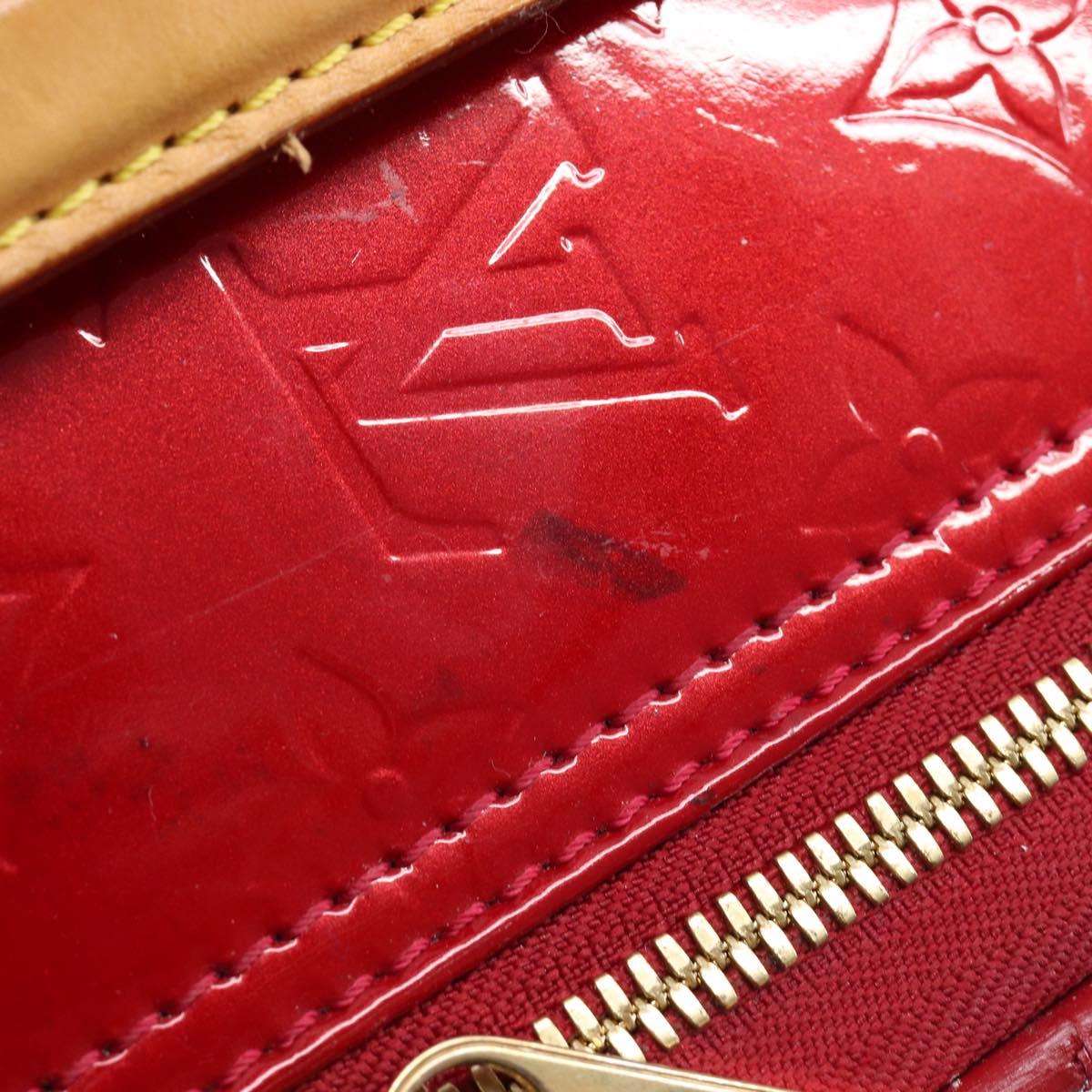 LOUIS VUITTON Monogram Vernis Pegas 45 Pomme D'amour M91278 LV Auth bs37812