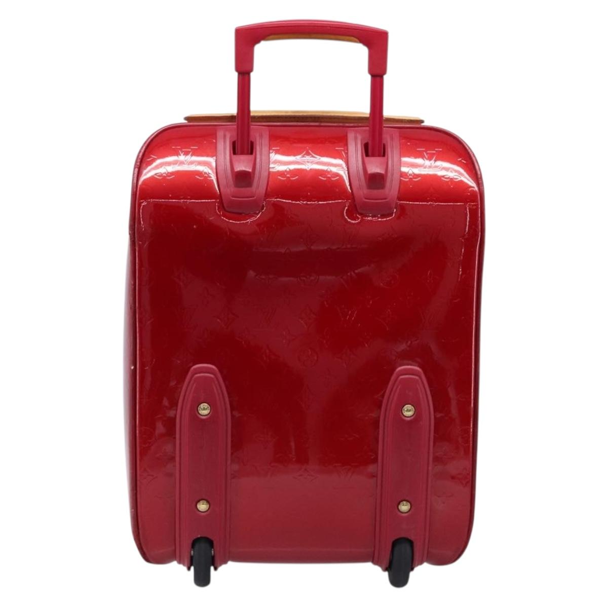 LOUIS VUITTON Monogram Vernis Pegas 45 Pomme D'amour M91278 LV Auth bs37812