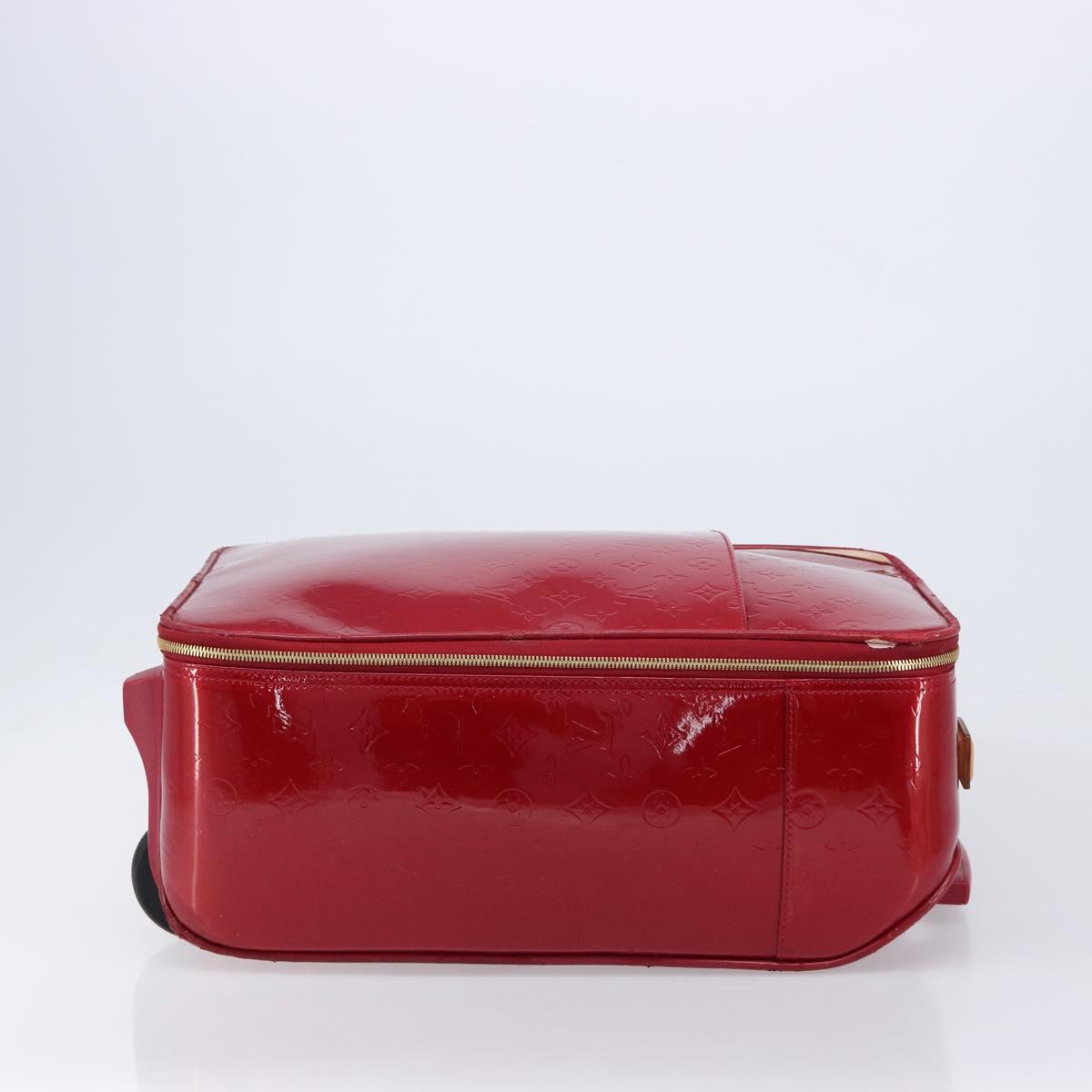 LOUIS VUITTON Monogram Vernis Pegas 45 Pomme D'amour M91278 LV Auth bs37812