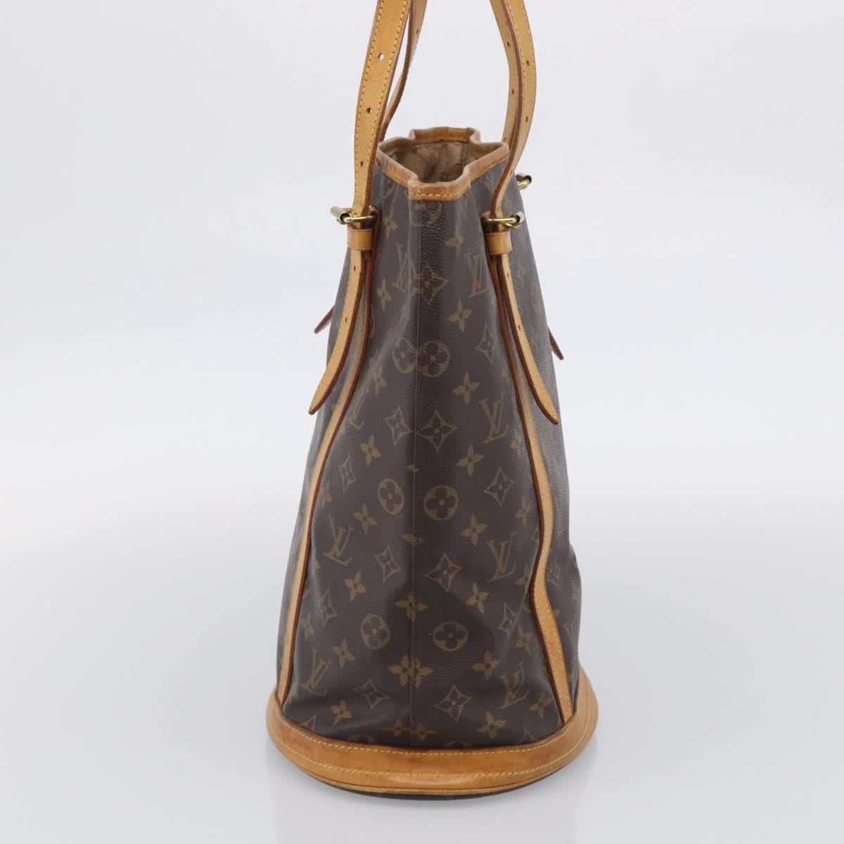 LOUIS VUITTON Monogram Bucket GM Shoulder Bag M42236 LV Auth bs37821