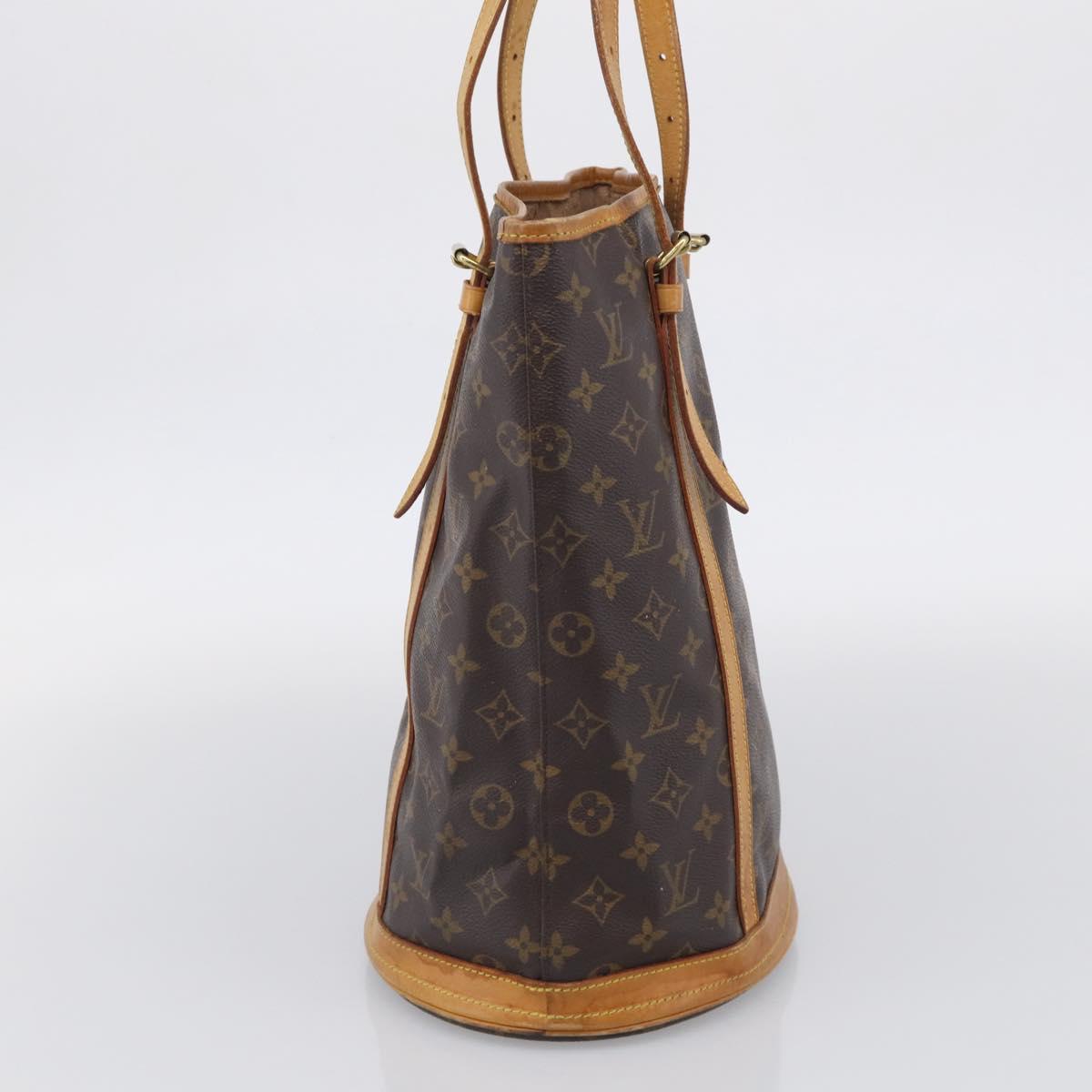 LOUIS VUITTON Monogram Bucket GM Shoulder Bag M42236 LV Auth bs37821