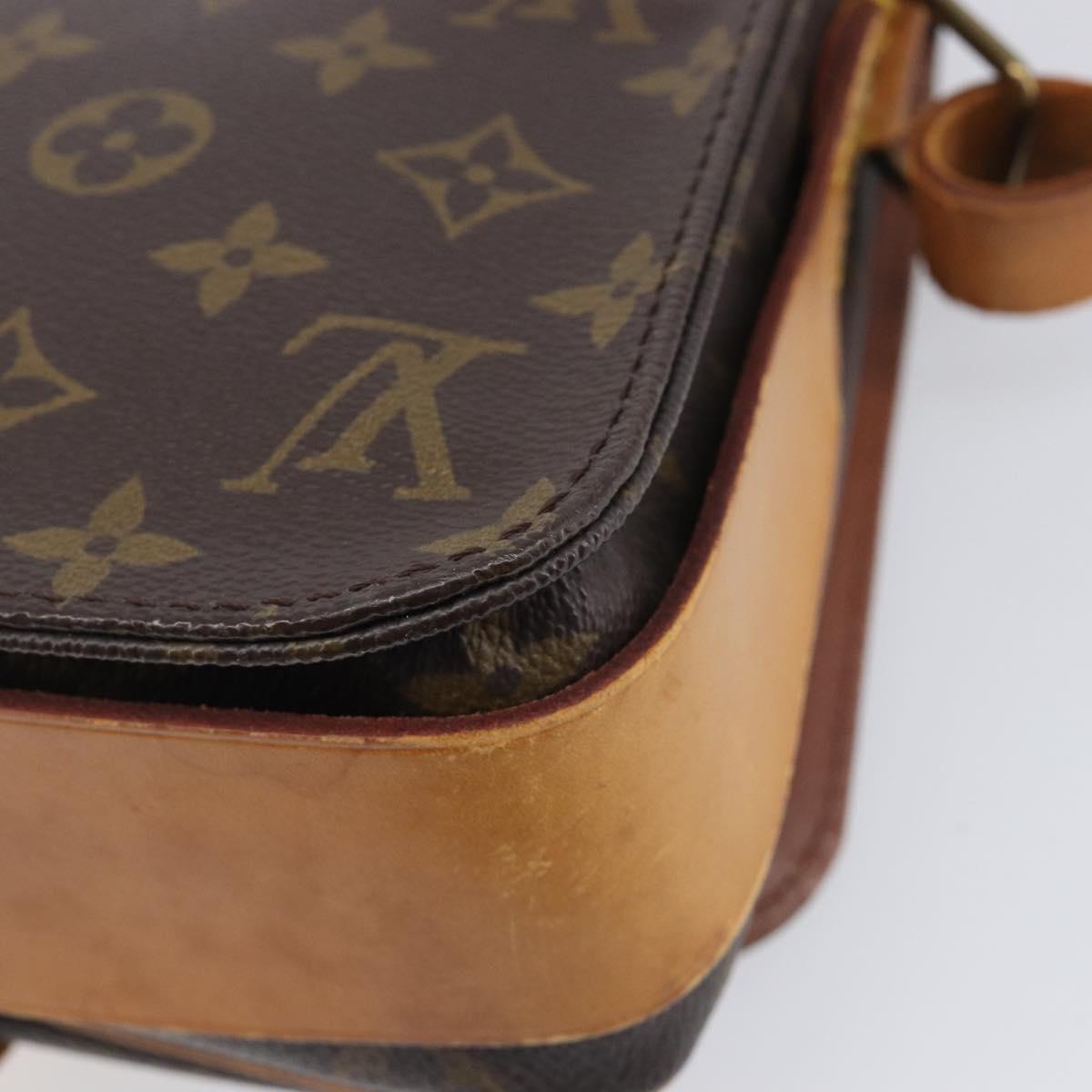 LOUIS VUITTON Monogram Cartouchiere MM Shoulder Bag M51253 LV Auth bs37830