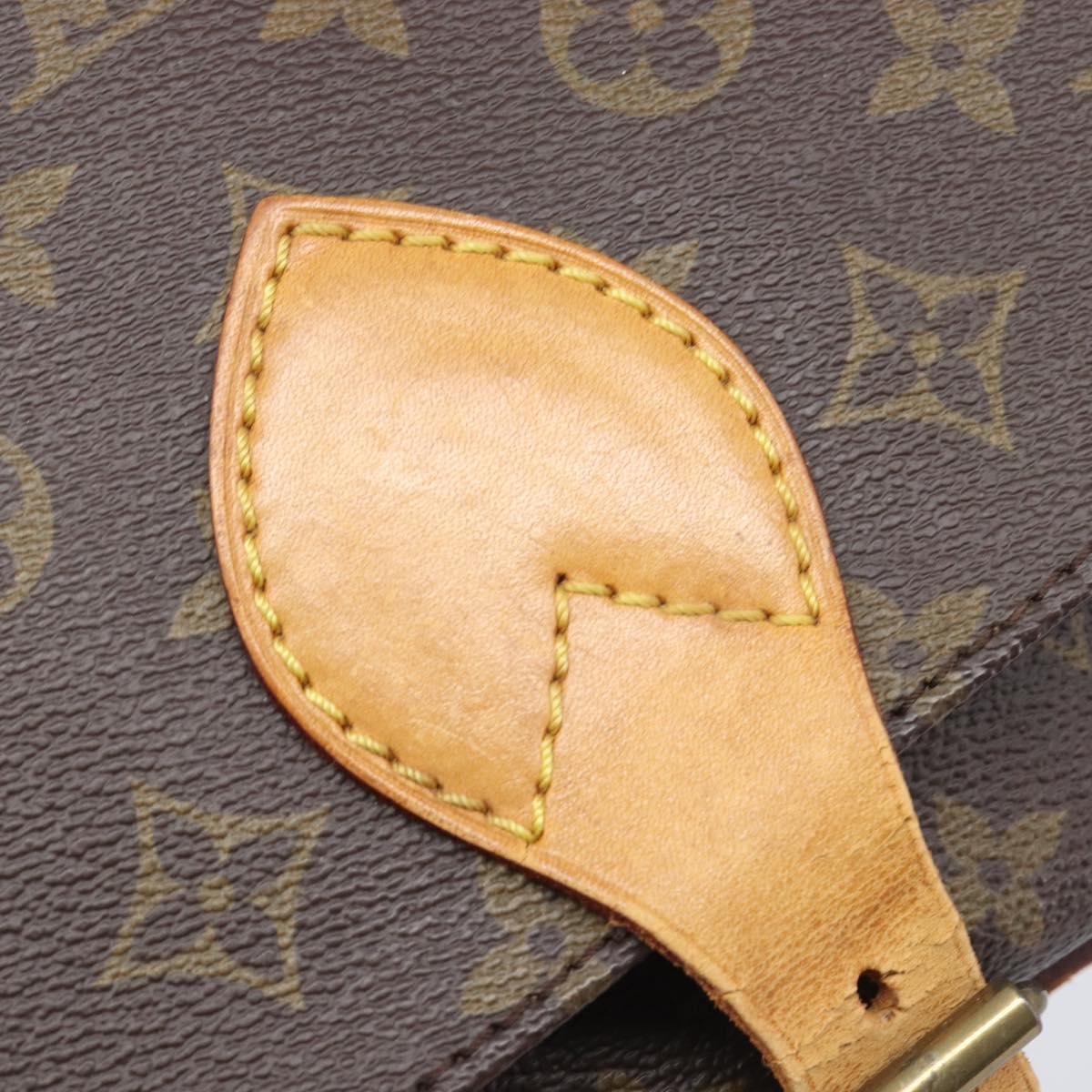 LOUIS VUITTON Monogram Cartouchiere MM Shoulder Bag M51253 LV Auth bs37830