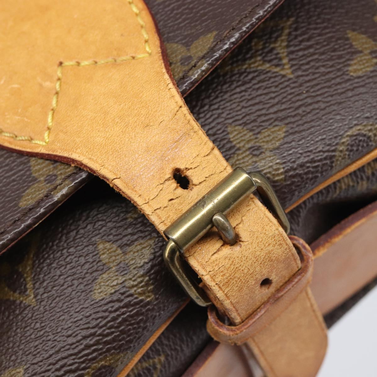 LOUIS VUITTON Monogram Cartouchiere MM Shoulder Bag M51253 LV Auth bs37830
