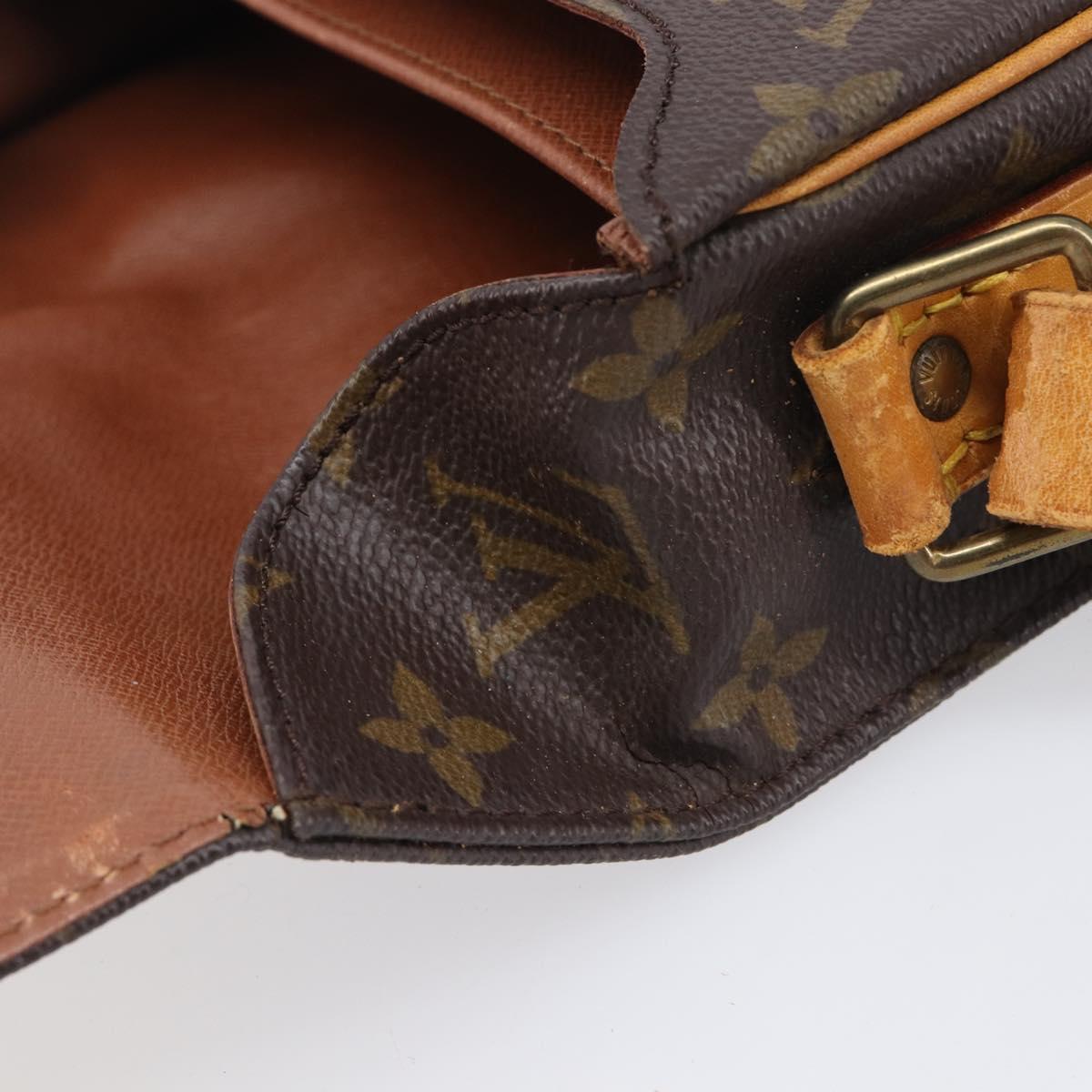 LOUIS VUITTON Monogram Cartouchiere MM Shoulder Bag M51253 LV Auth bs37830