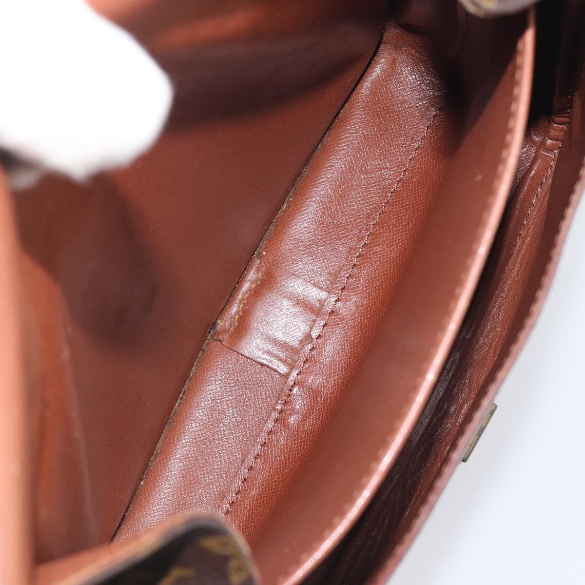 LOUIS VUITTON Monogram Cartouchiere MM Shoulder Bag M51253 LV Auth bs37830