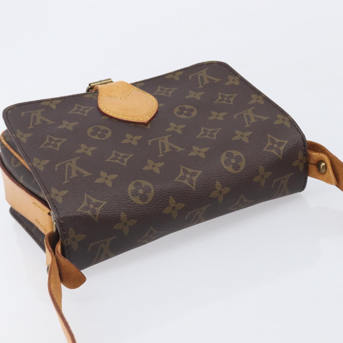 LOUIS VUITTON Monogram Cartouchiere MM Shoulder Bag M51253 LV Auth bs37830