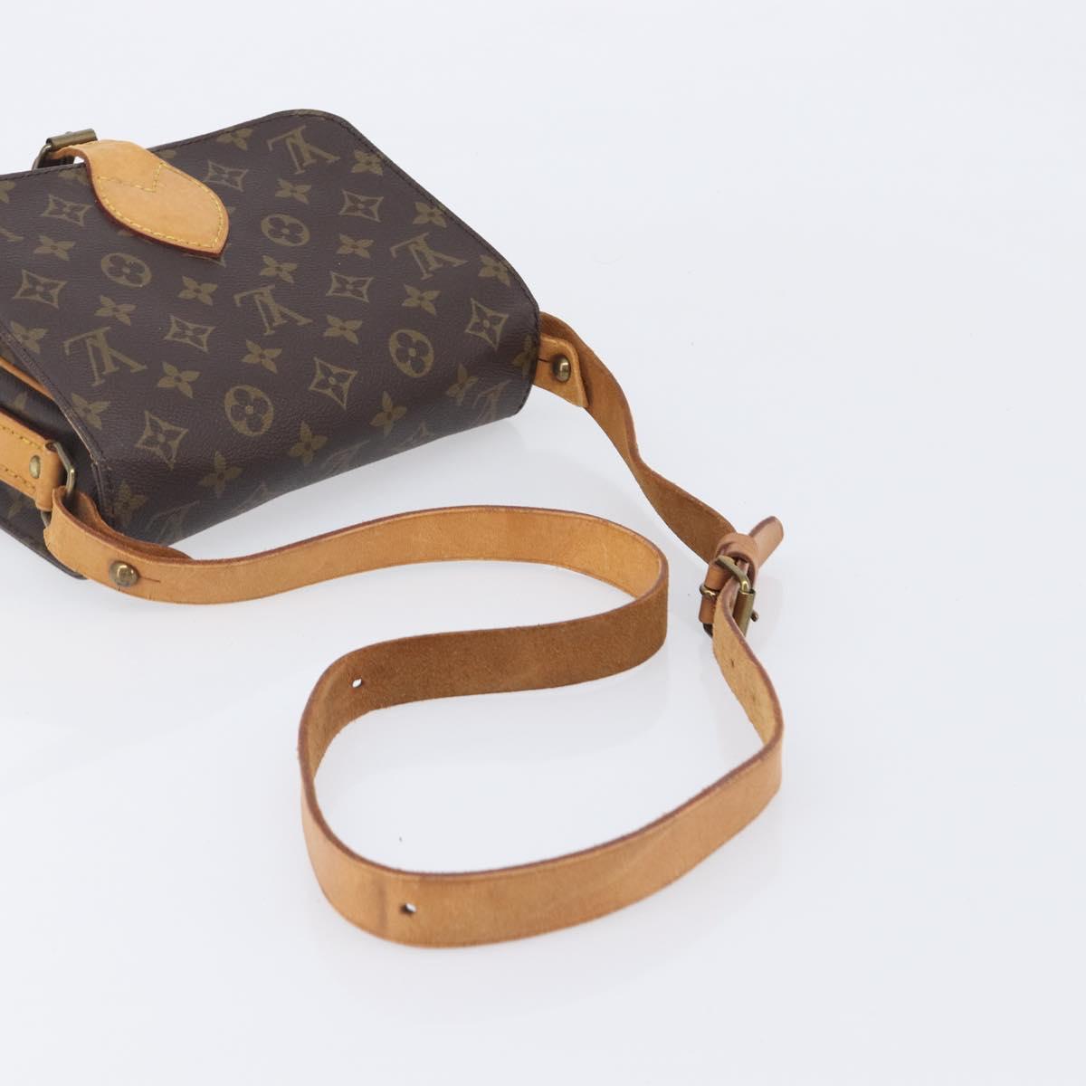 LOUIS VUITTON Monogram Cartouchiere MM Shoulder Bag M51253 LV Auth bs37830