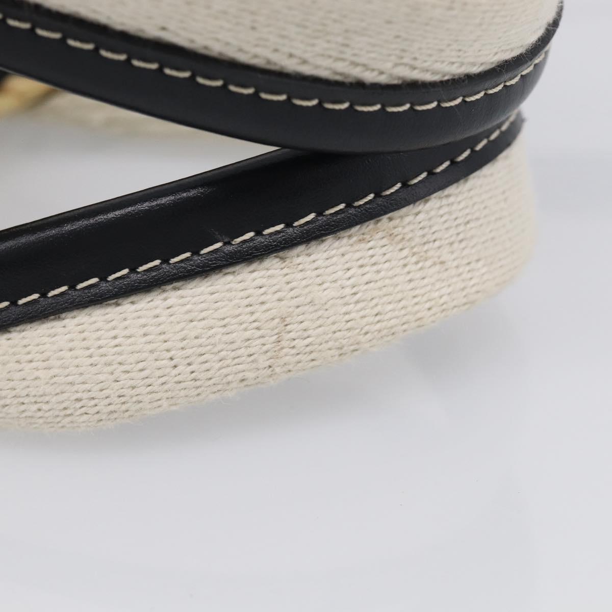 Chloe Woody Hand Bag Raffia 2way Beige Gold Tone Auth bs37833A