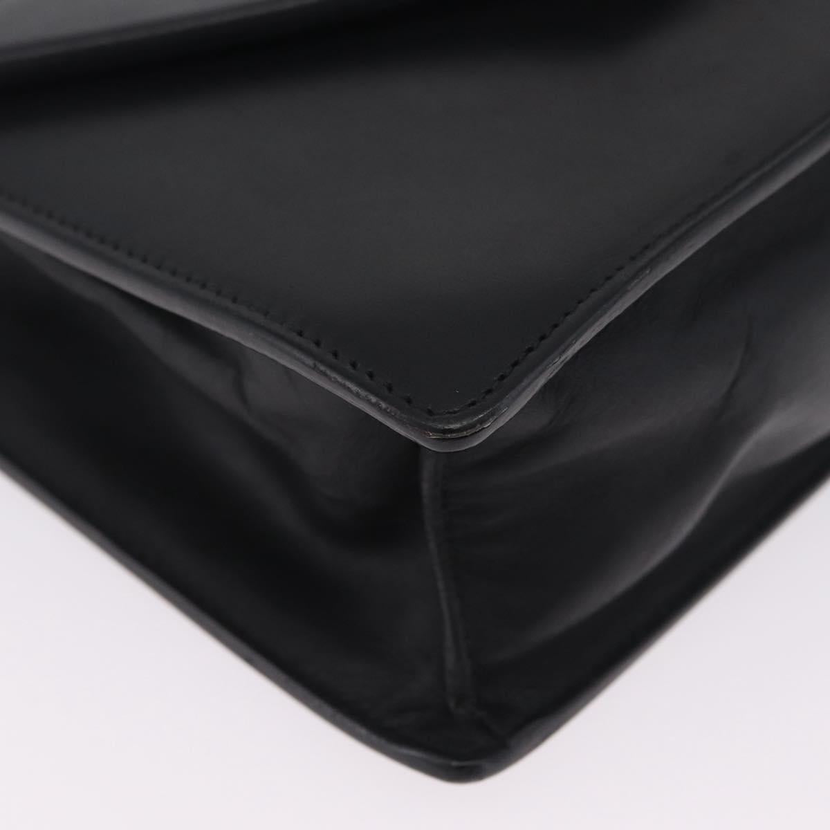 Saint Laurent Betty Chain Shoulder Bag Leather Black Gold 314515 Auth bs37835