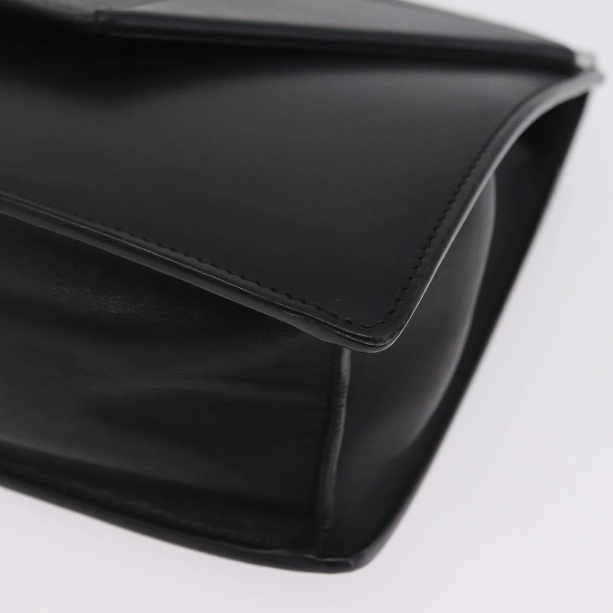 Saint Laurent Betty Chain Shoulder Bag Leather Black Gold 314515 Auth bs37835