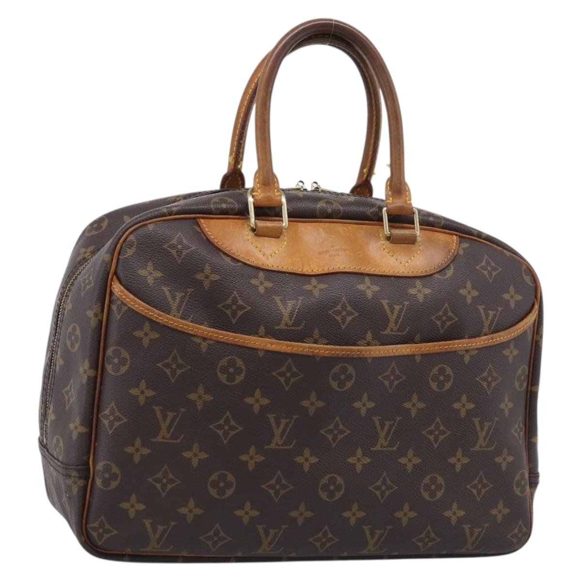 LOUIS VUITTON Monogram Deauville Hand Bag M47270 LV Auth bs37850