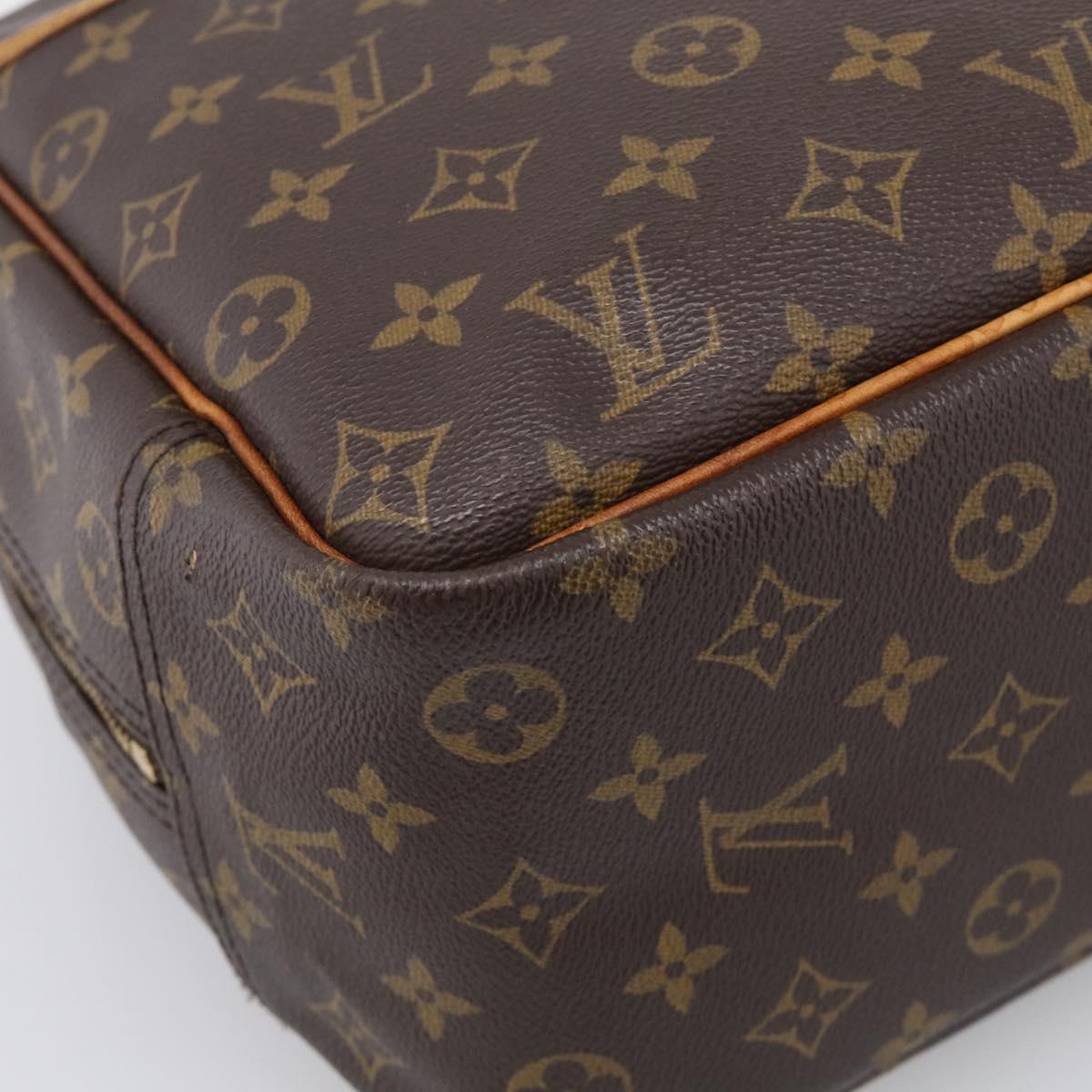 LOUIS VUITTON Monogram Deauville Hand Bag M47270 LV Auth bs37850