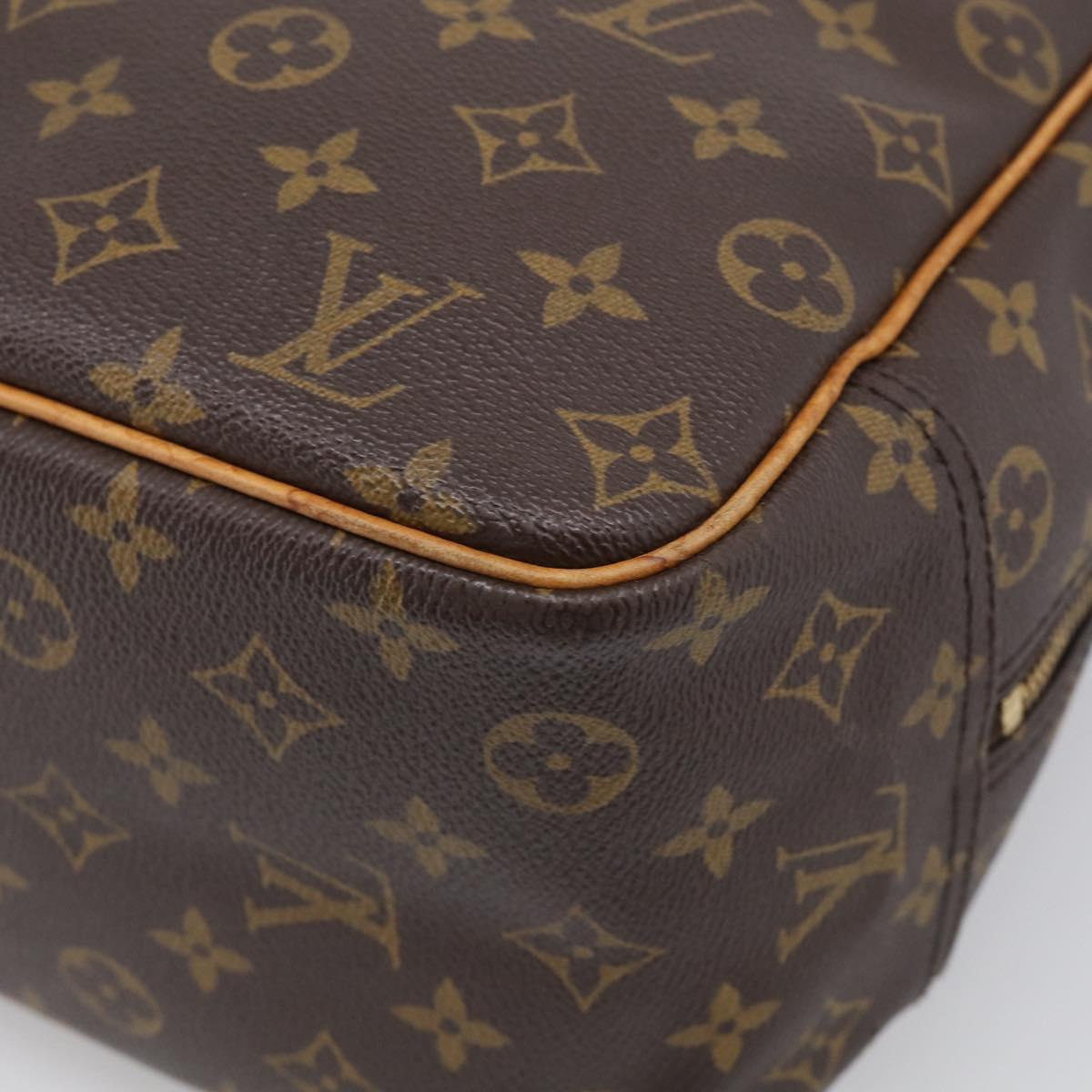LOUIS VUITTON Monogram Deauville Hand Bag M47270 LV Auth bs37850