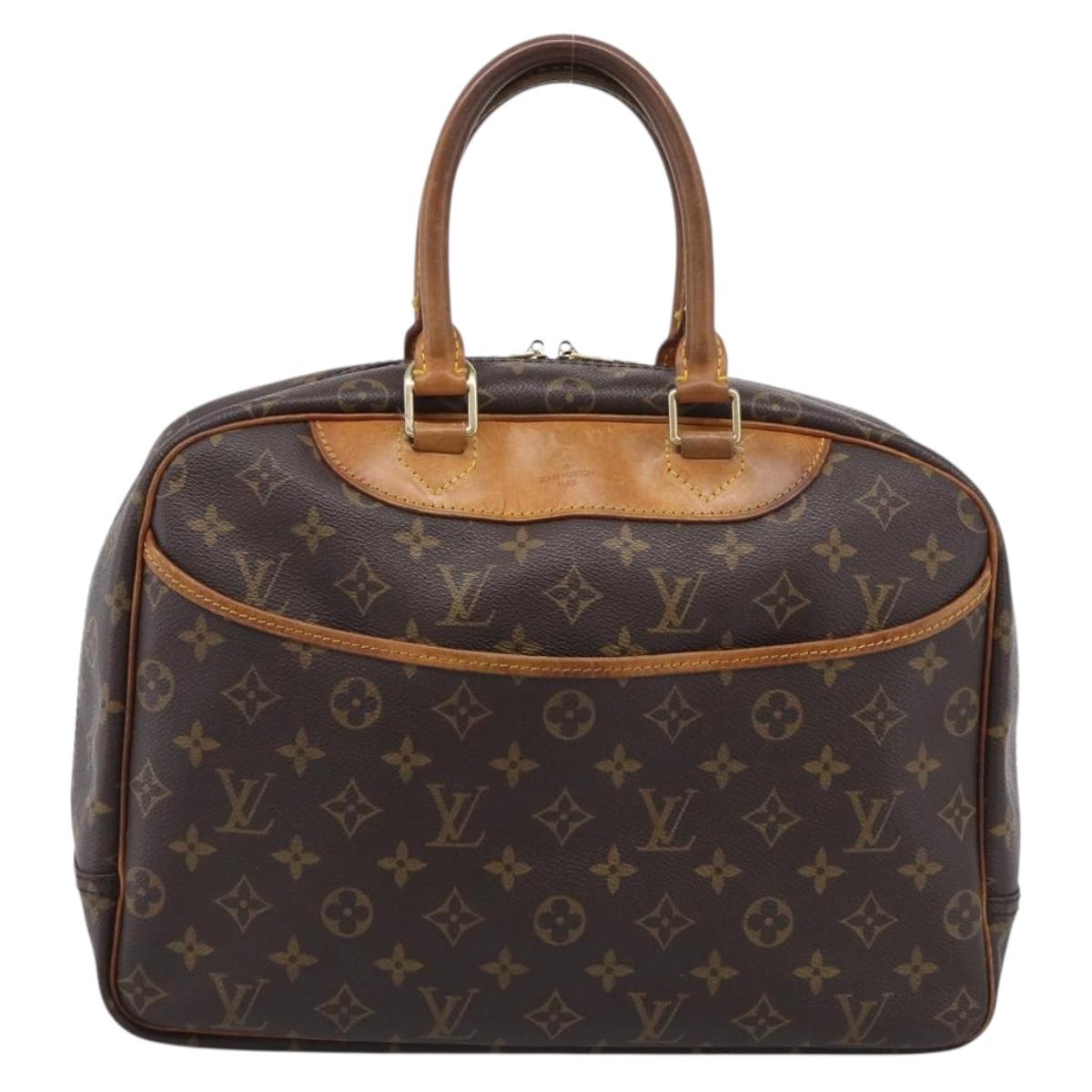LOUIS VUITTON Monogram Deauville Hand Bag M47270 LV Auth bs37850