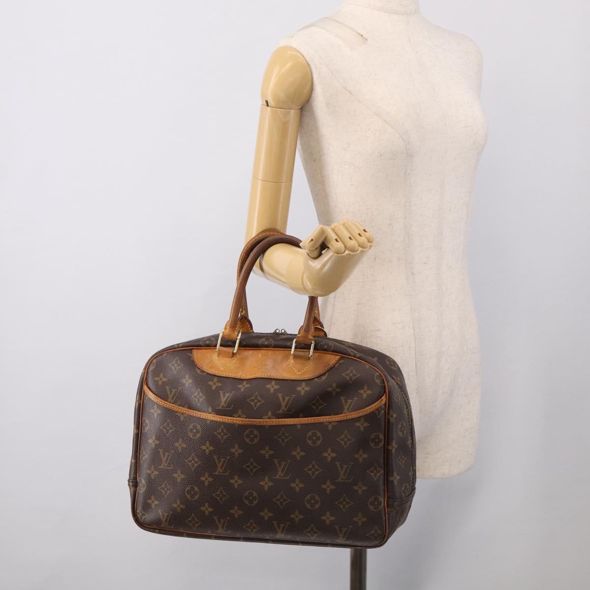 LOUIS VUITTON Monogram Deauville Hand Bag M47270 LV Auth bs37850