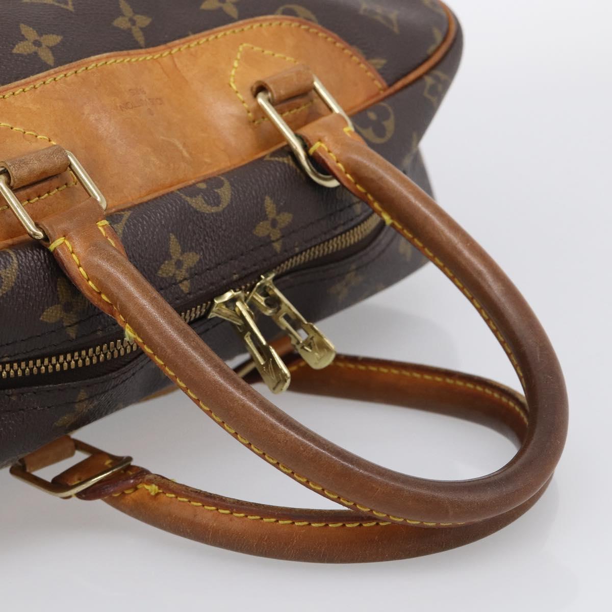 LOUIS VUITTON Monogram Deauville Hand Bag M47270 LV Auth bs37850