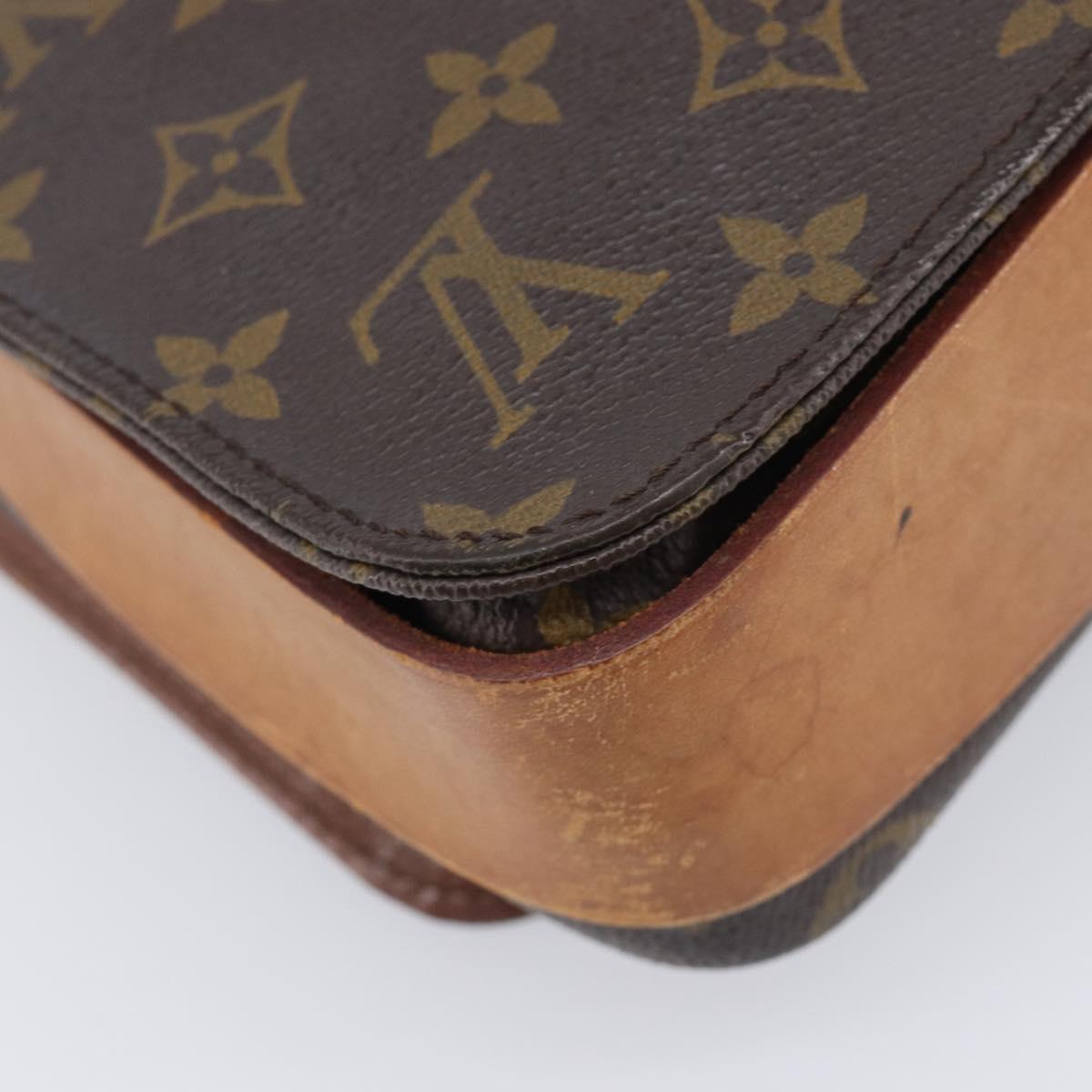 LOUIS VUITTON Monogram Cartouchiere MM Shoulder Bag M51253 LV Auth bs37852