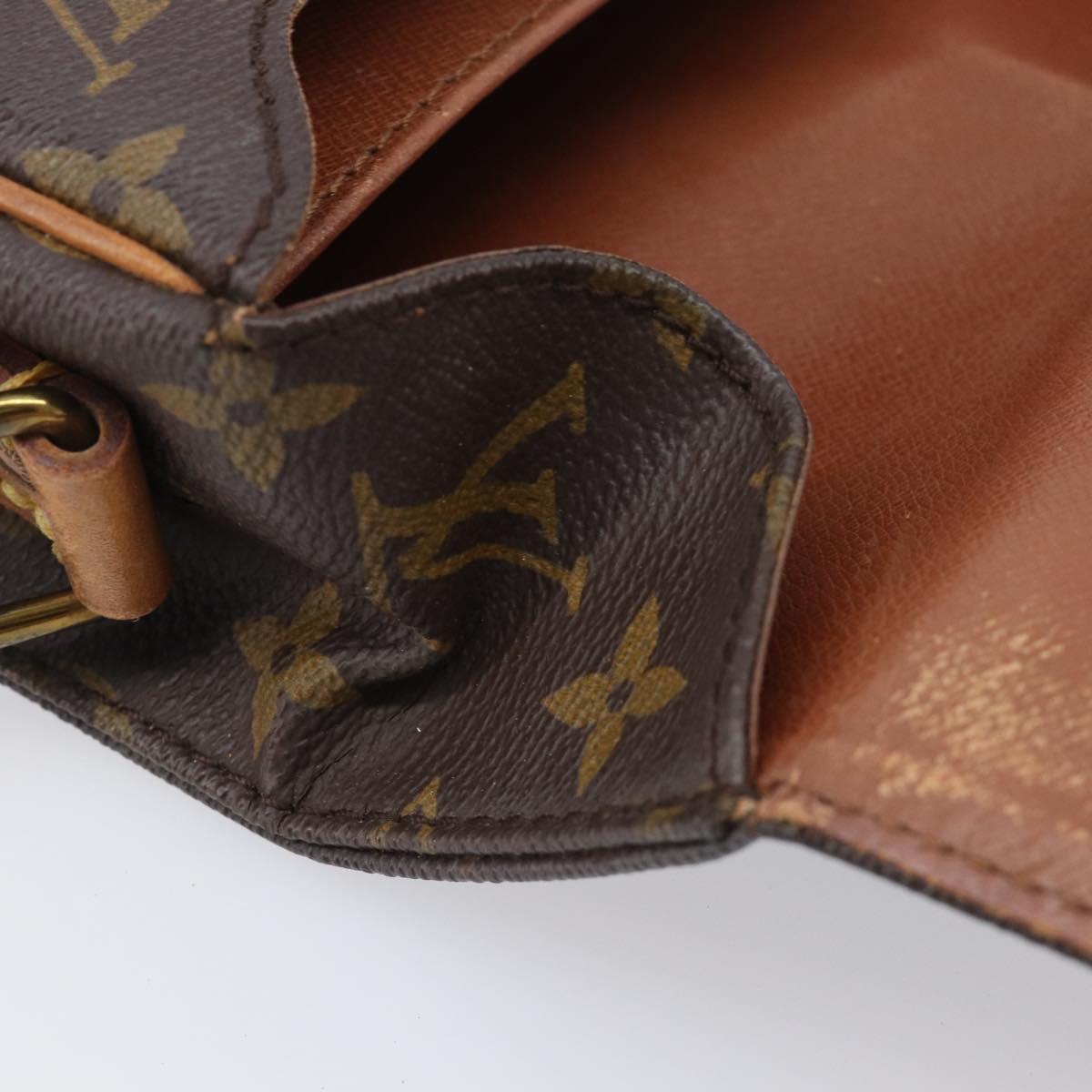 LOUIS VUITTON Monogram Cartouchiere MM Shoulder Bag M51253 LV Auth bs37852