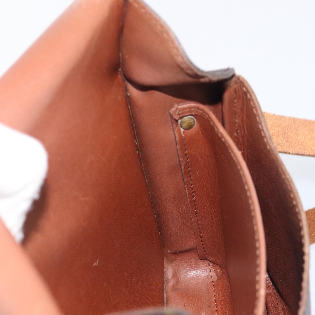LOUIS VUITTON Monogram Cartouchiere MM Shoulder Bag M51253 LV Auth bs37852