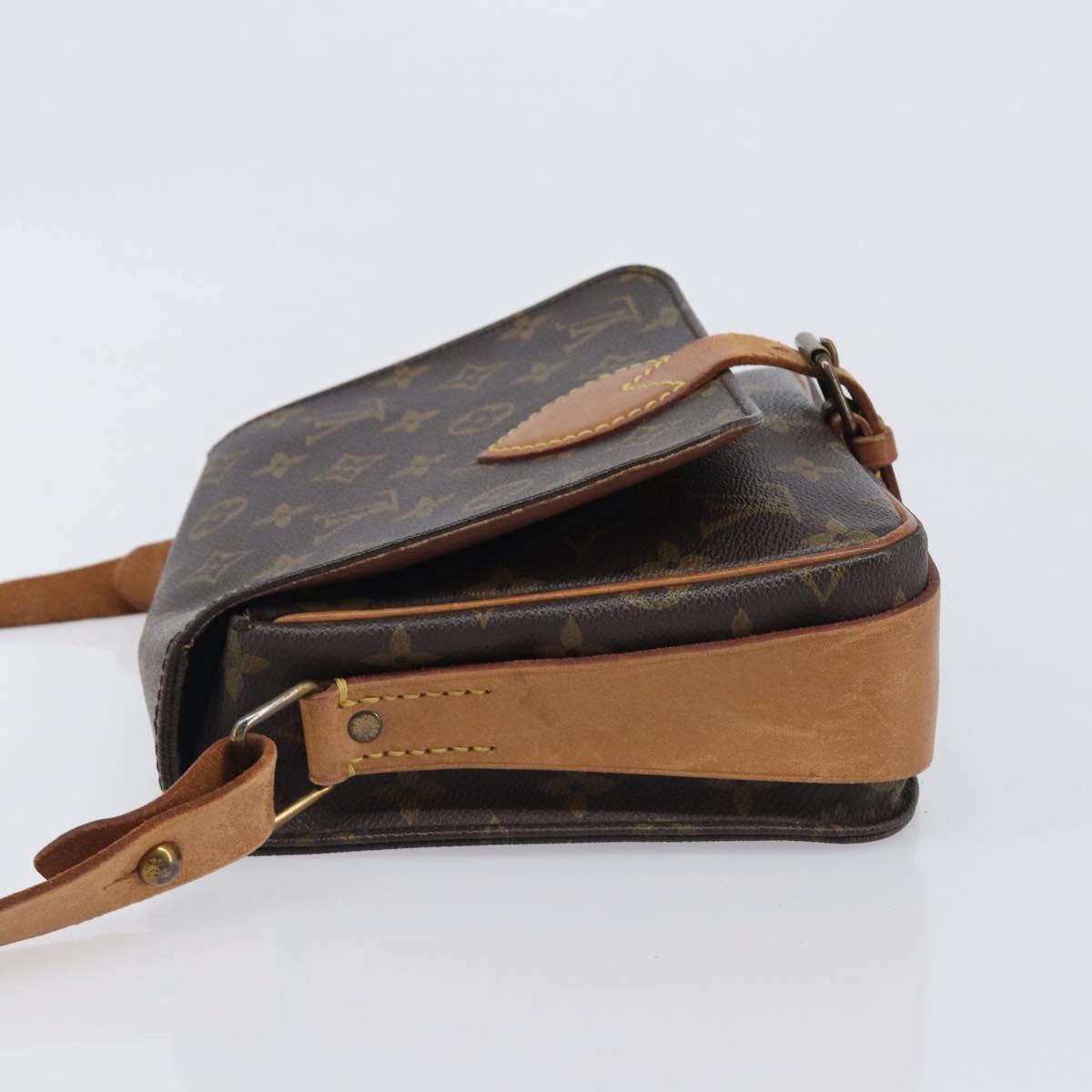 LOUIS VUITTON Monogram Cartouchiere MM Shoulder Bag M51253 LV Auth bs37852