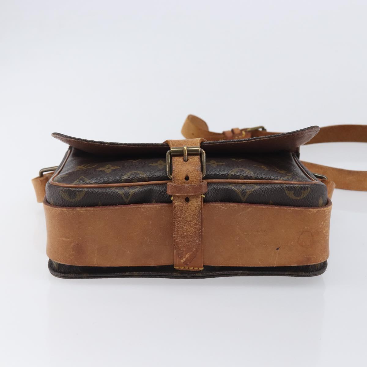 LOUIS VUITTON Monogram Cartouchiere MM Shoulder Bag M51253 LV Auth bs37852