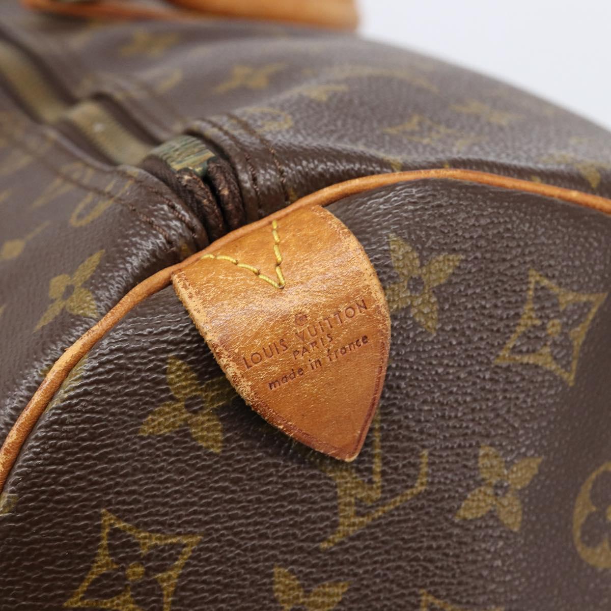 LOUIS VUITTON Monogram Keepall 60 Boston Bag M41422 LV Auth bs37853