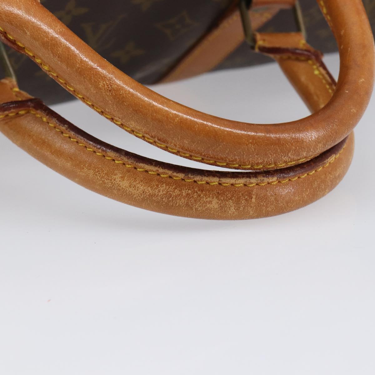 LOUIS VUITTON Monogram Keepall 60 Boston Bag M41422 LV Auth bs37853