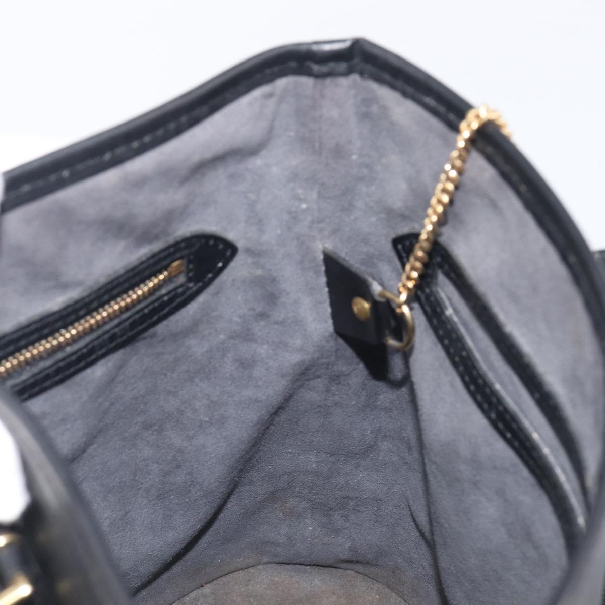LOUIS VUITTON Epi Bucket PM Hand Bag SPO Black M58992 LV Auth bs37854A