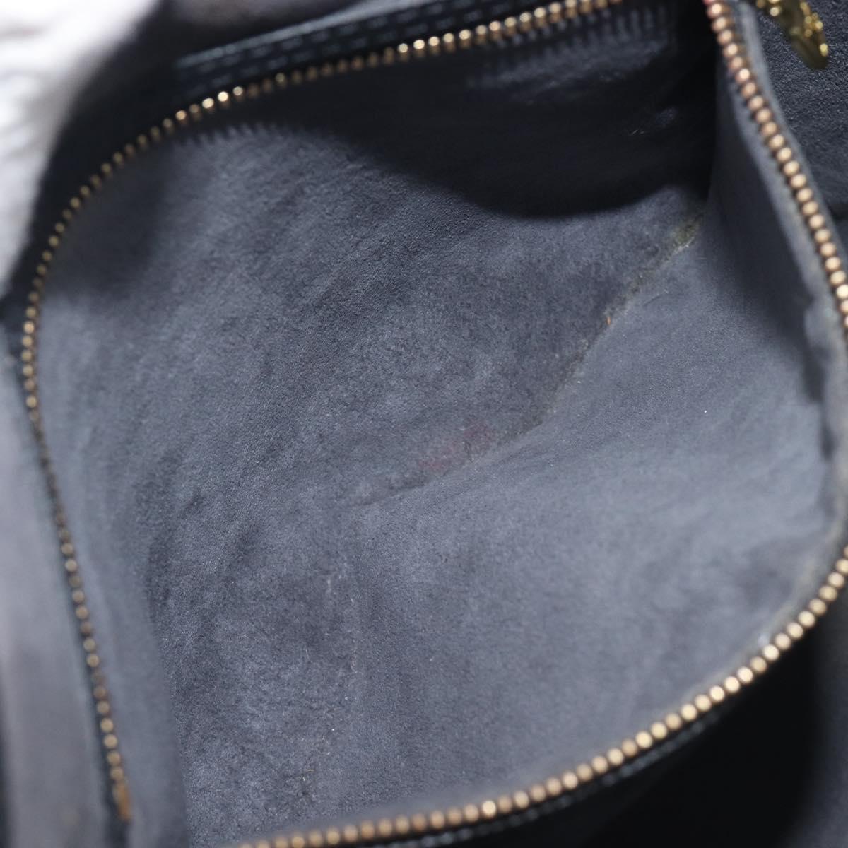 LOUIS VUITTON Epi Bucket PM Hand Bag SPO Black M58992 LV Auth bs37854A