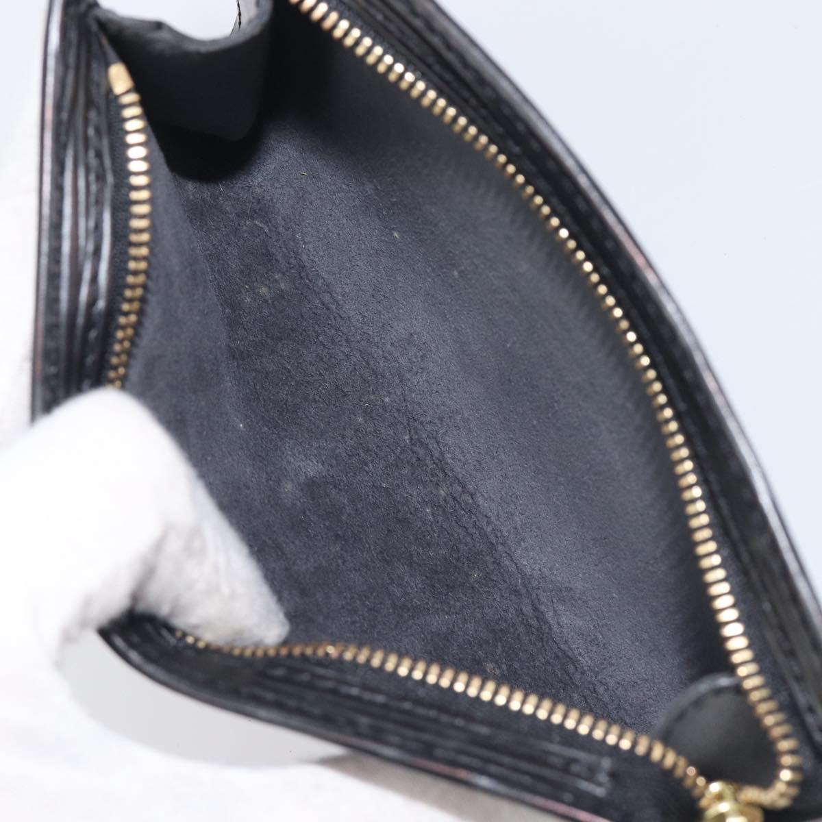 LOUIS VUITTON Epi Bucket PM Hand Bag SPO Black M58992 LV Auth bs37854A