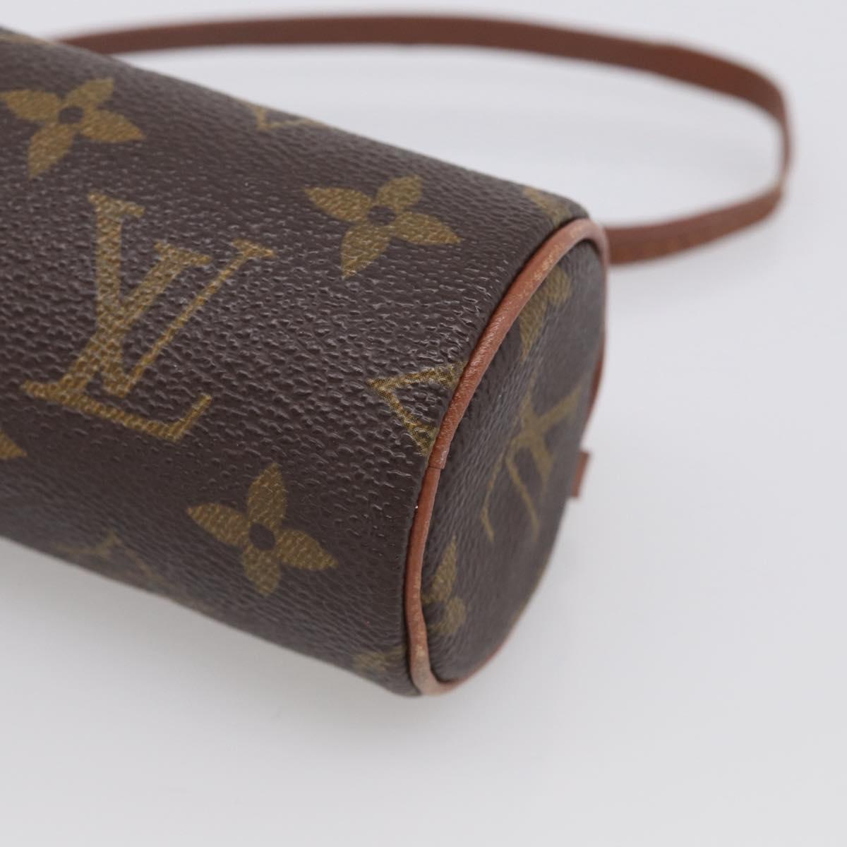 LOUIS VUITTON Monogram Papillon Pouch Pouch LV Auth bs37855