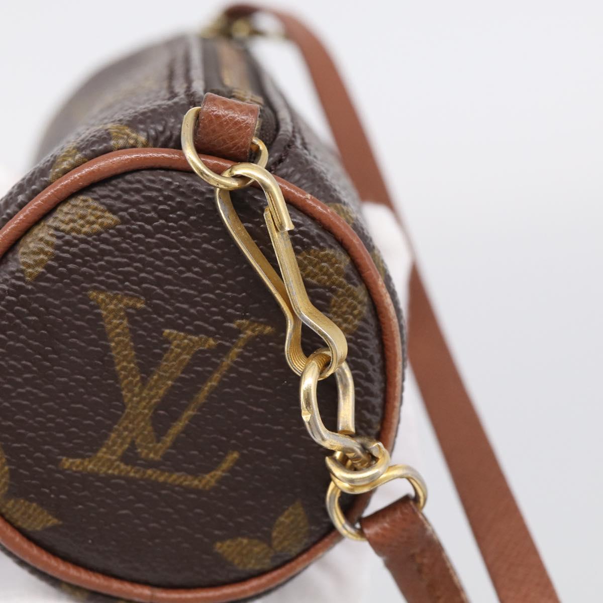LOUIS VUITTON Monogram Papillon Pouch Pouch LV Auth bs37855