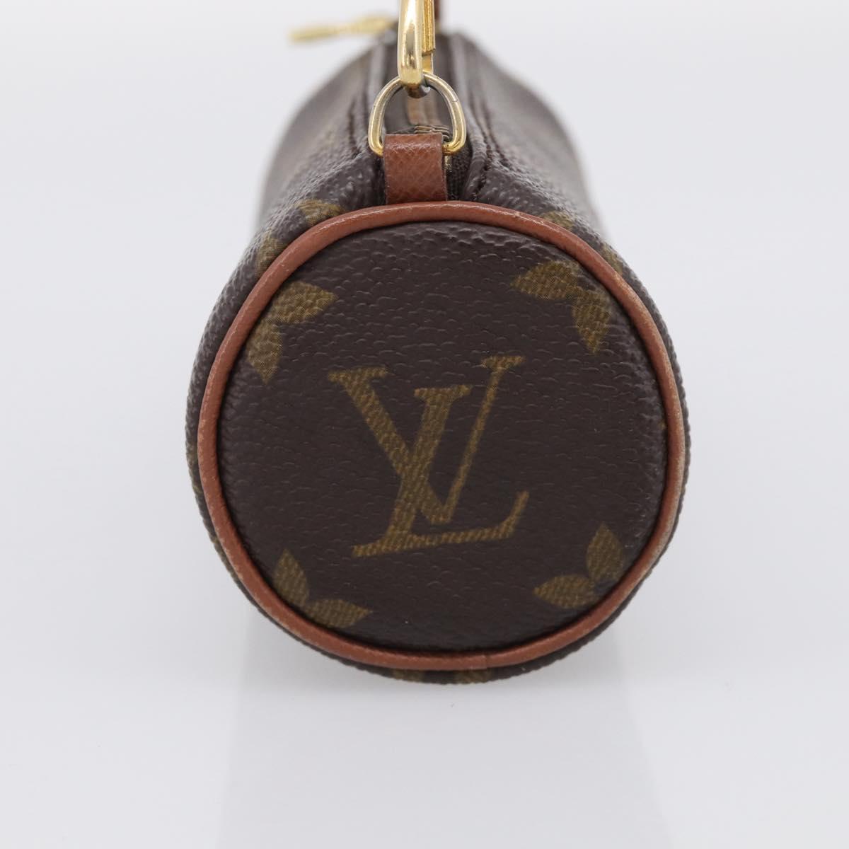 LOUIS VUITTON Monogram Papillon Pouch Pouch LV Auth bs37855