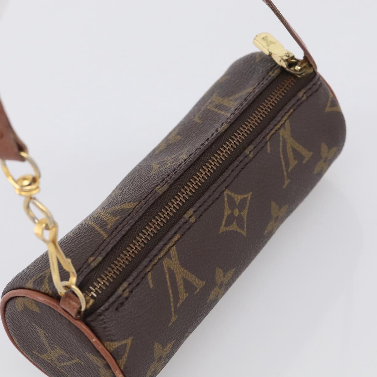LOUIS VUITTON Monogram Papillon Pouch Pouch LV Auth bs37855