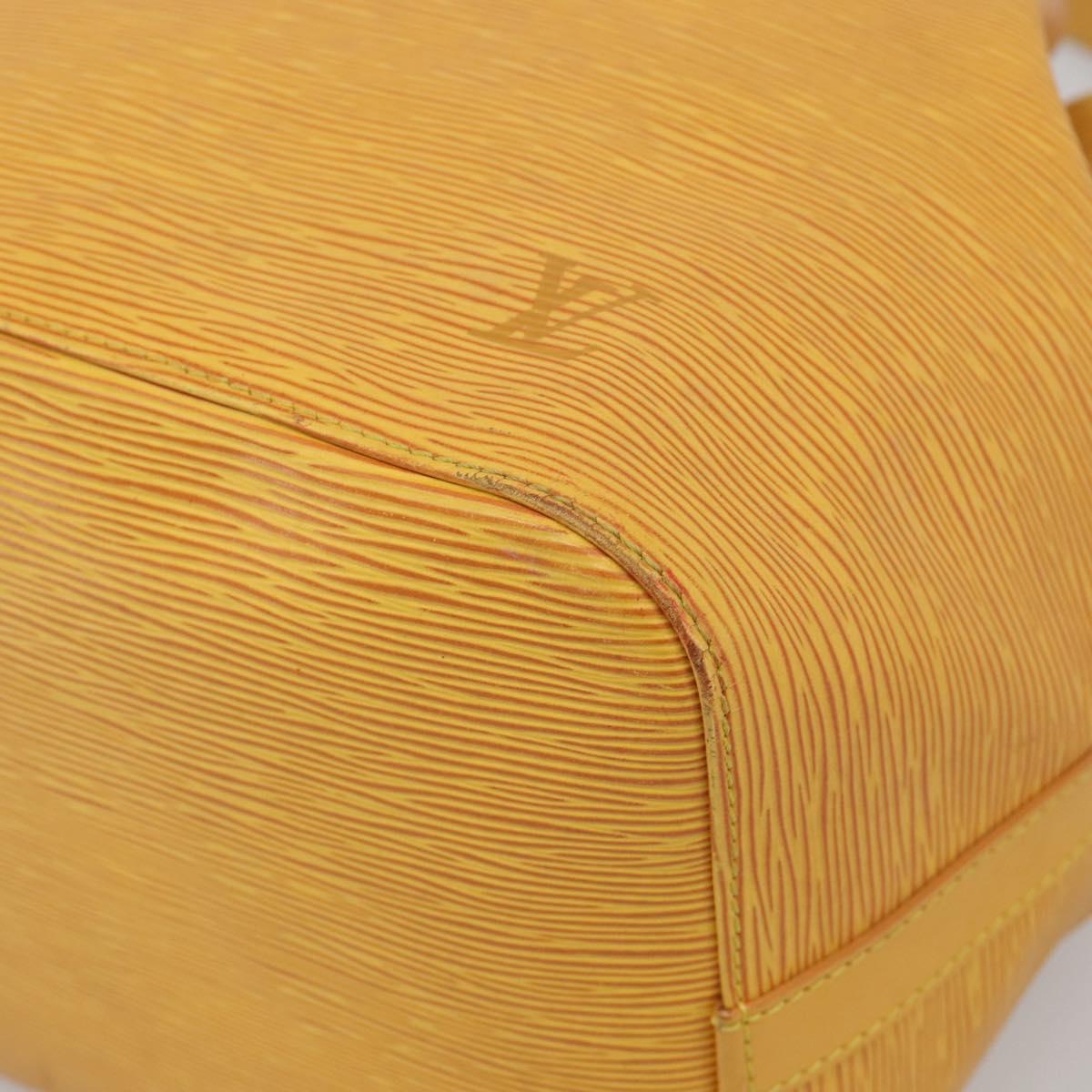 LOUIS VUITTON Epi Petit Noe Shoulder Bag Tassili Yellow M44109 LV Auth bs37856