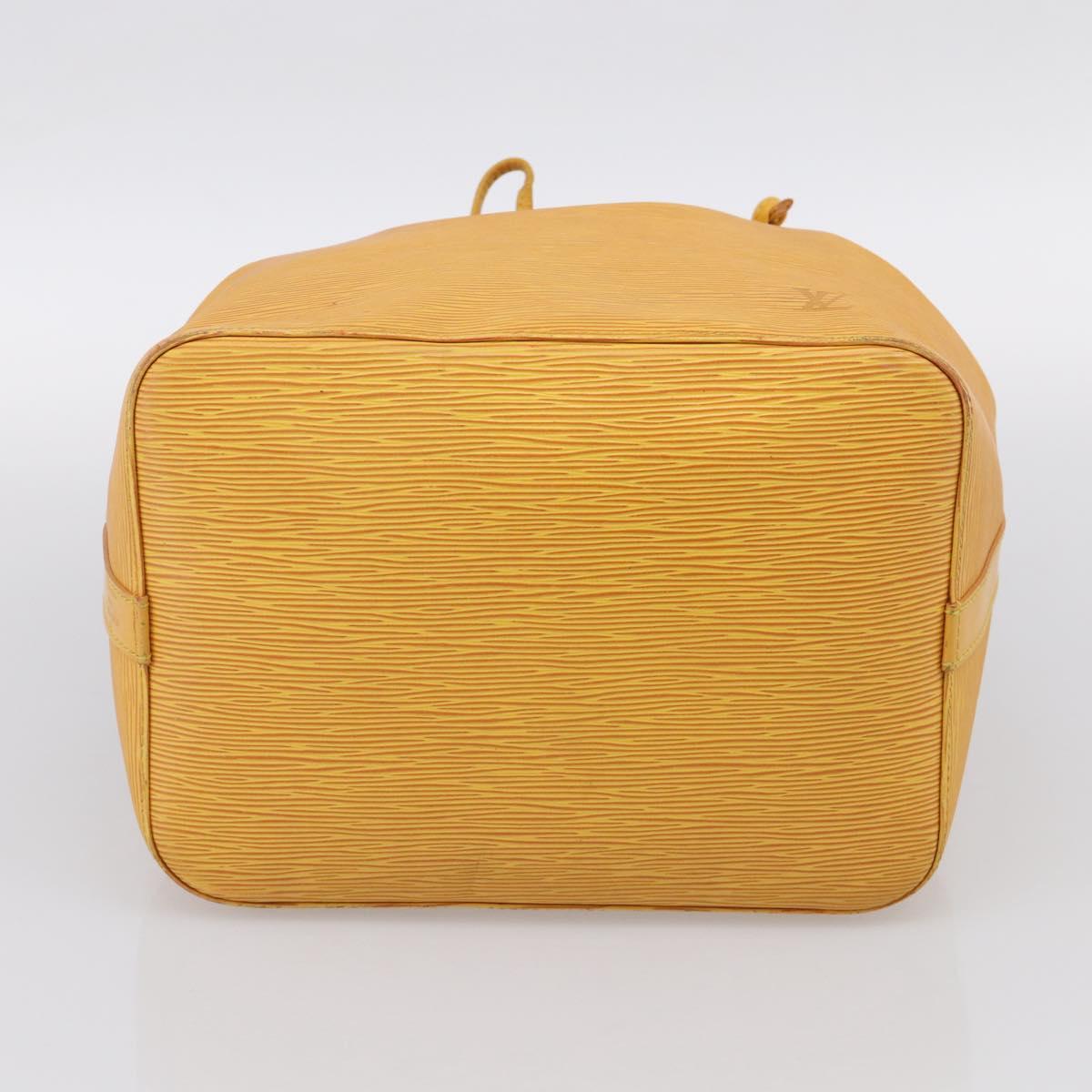 LOUIS VUITTON Epi Petit Noe Shoulder Bag Tassili Yellow M44109 LV Auth bs37856