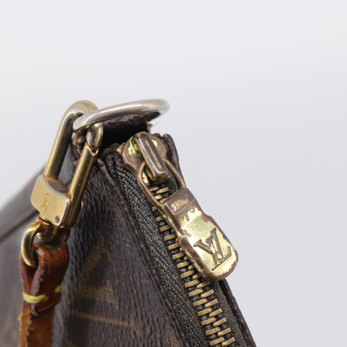 LOUIS VUITTON Monogram Pochette Accessoires Pouch M51980 LV Auth bs37857