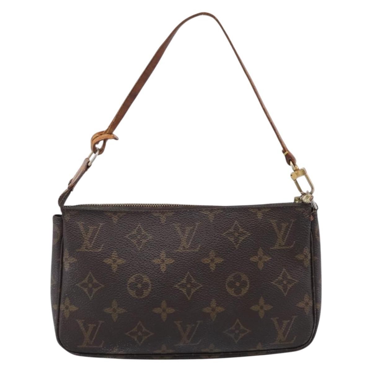LOUIS VUITTON Monogram Pochette Accessoires Pouch M51980 LV Auth bs37857