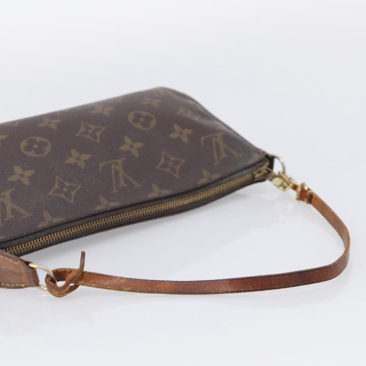 LOUIS VUITTON Monogram Pochette Accessoires Pouch M51980 LV Auth bs37857