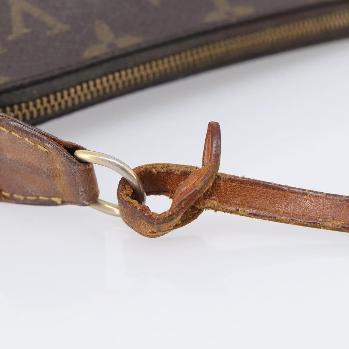 LOUIS VUITTON Monogram Pochette Accessoires Pouch M51980 LV Auth bs37857