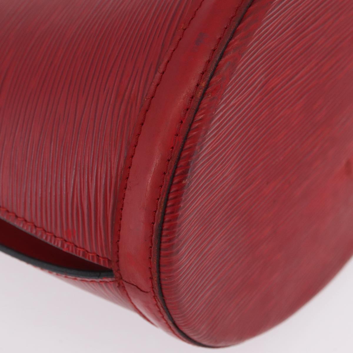 LOUIS VUITTON Epi Cluny Shoulder Bag Red M52257 LV Auth bs37858