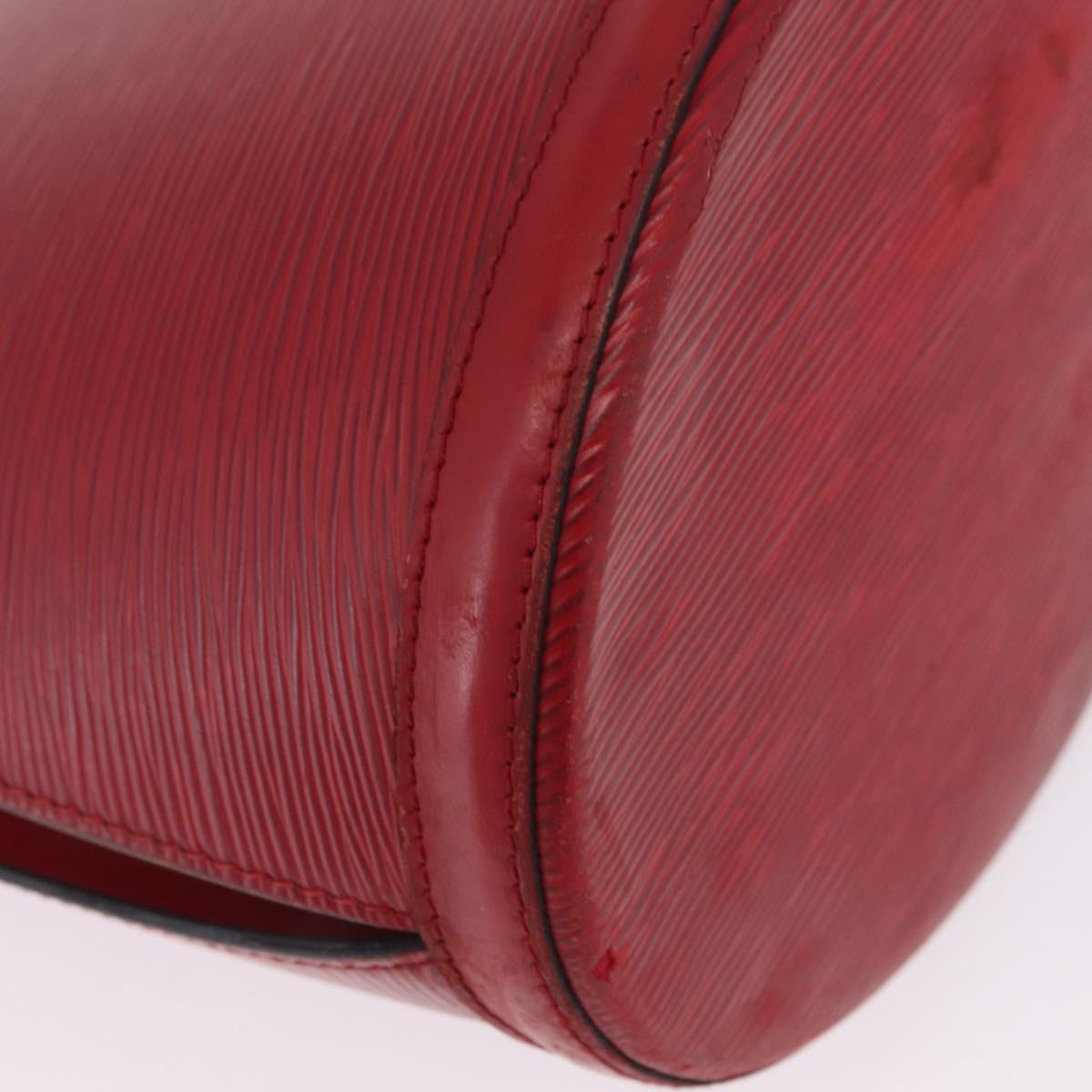 LOUIS VUITTON Epi Cluny Shoulder Bag Red M52257 LV Auth bs37858