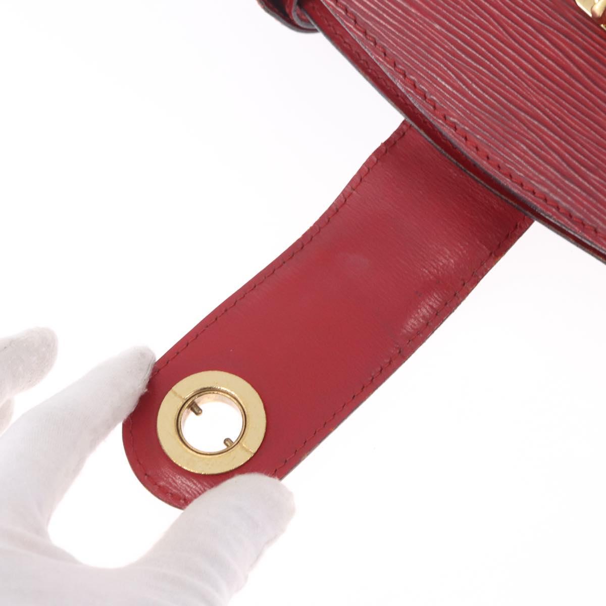 LOUIS VUITTON Epi Cluny Shoulder Bag Red M52257 LV Auth bs37858