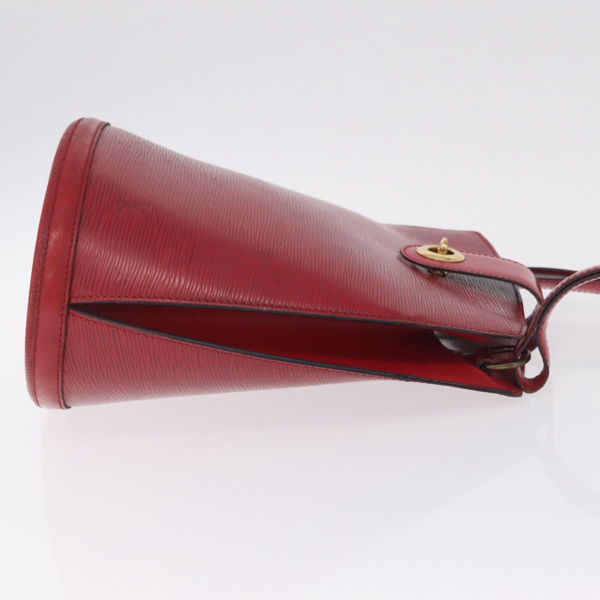 LOUIS VUITTON Epi Cluny Shoulder Bag Red M52257 LV Auth bs37858