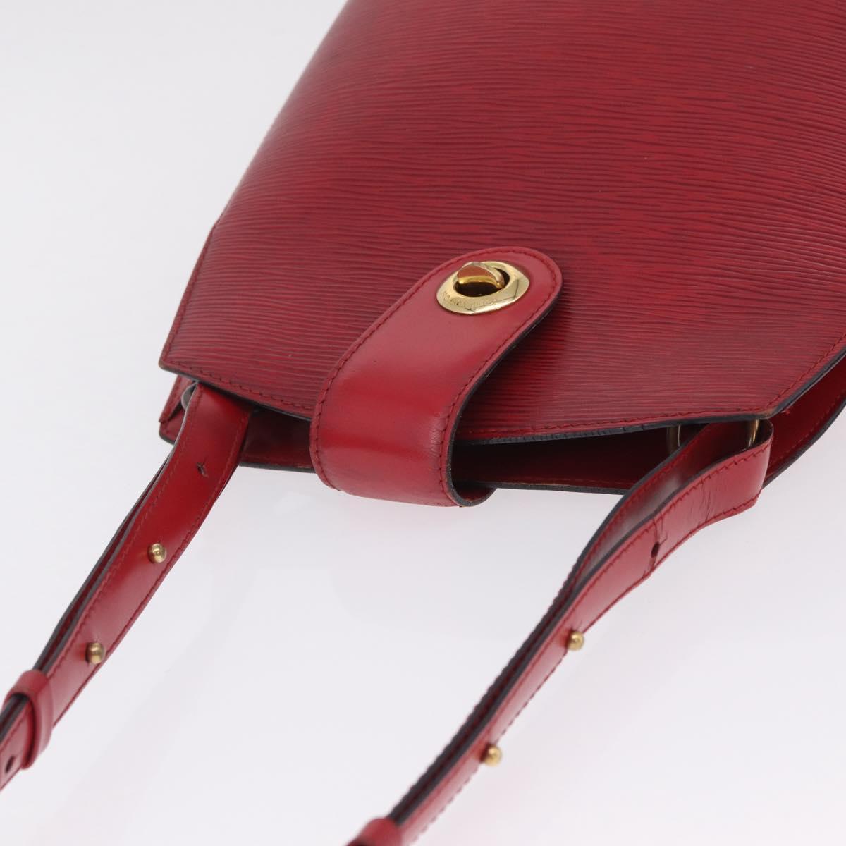 LOUIS VUITTON Epi Cluny Shoulder Bag Red M52257 LV Auth bs37858